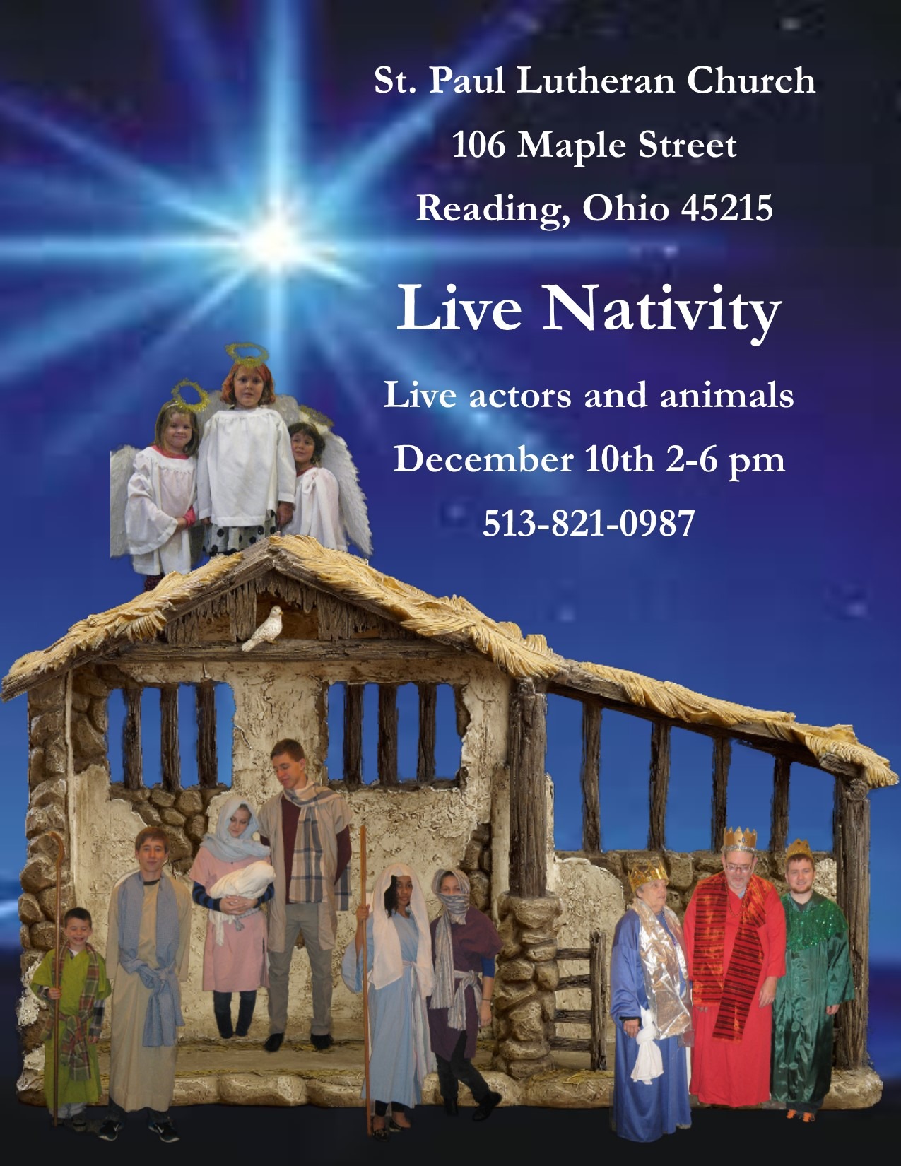 Live Nativity Dec 10 St Paul Lutheran Church
